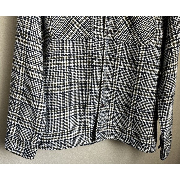 Common People Men's M Button Down Woven Heavyweight Shirt - Picture 4 of 10